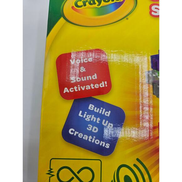 Crayola 32 Pieces 3D Dancing Light Sculptures Building Blocks Age 5+ New - Picture 6 of 7